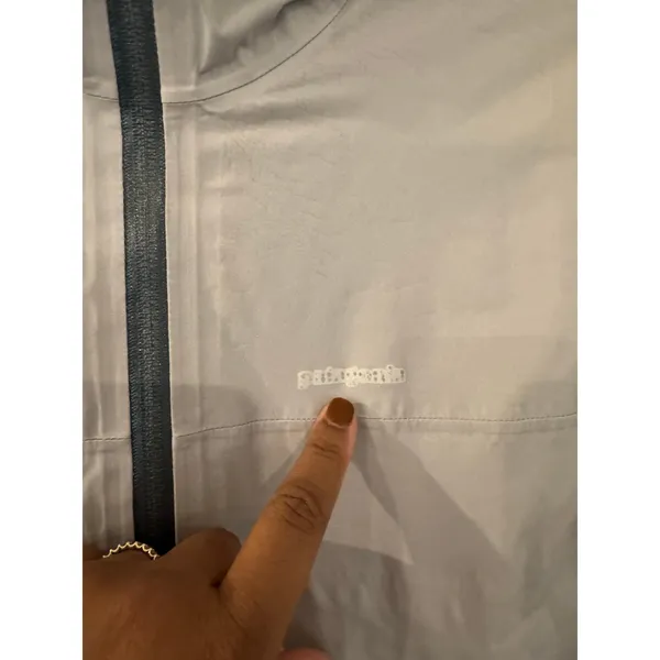 Patagonia Women’s Hooded‎ Windbreaker Jacket Gray Full Zip Pockets Size S - Image 4