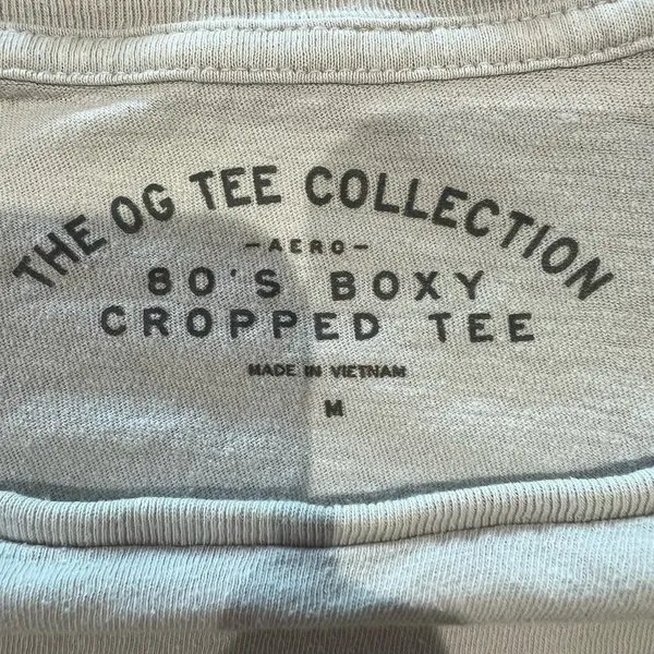 Aeropostale 80s Boxy Cropped Tee - Image 3