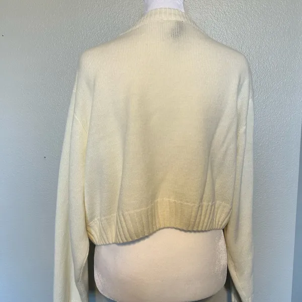 H&M Cream Women's Cardigan Casual Classic size XL - Image 2