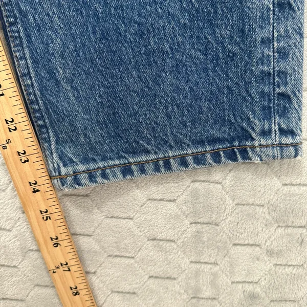 Reformation Cary/Val 90s High Rise Jeans Cotton Blue Wash Classic Womens‎ 24 - Image 7
