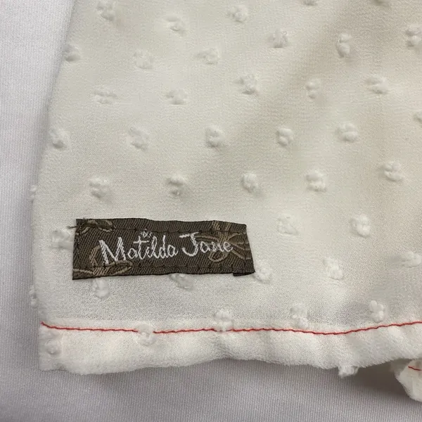 Matilda Jane‎ Light the Way Pullover Tunic Sheer Blouse Shirt Size Large Pilgrim - Image 8