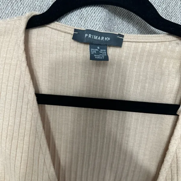 Primark Beach Cream Wrap Top size S - Image 4