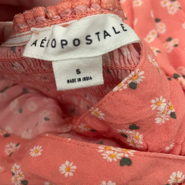 Coral Pink Mini Dress - Image 3