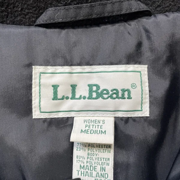 Vintage L.L.Bean Jacket Women's M Gorpcore 1990s Full Zip Hooded Purple Outdoor - Image 6