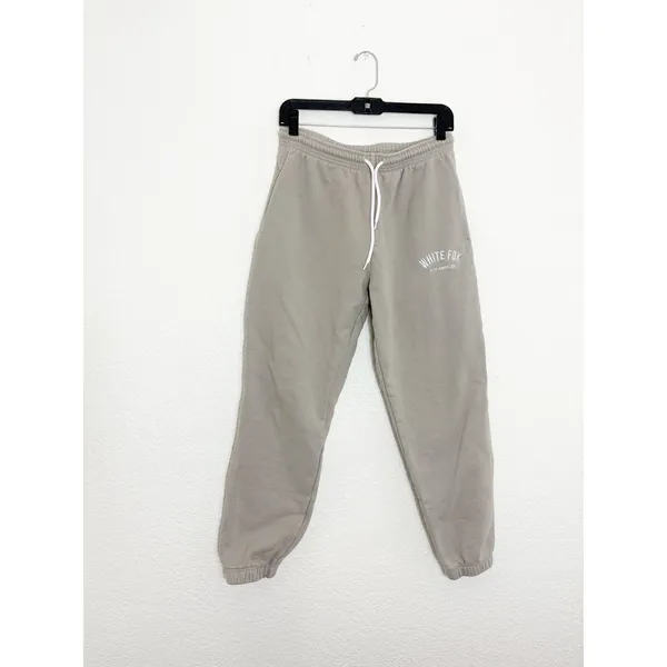 White Fox About That Time Sweatpants Size Medium Jogger Loungewear - Image 4