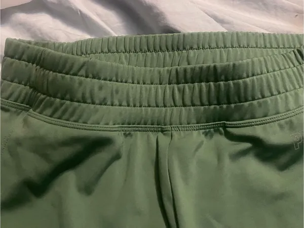 Active USA Pink Elastic-Waist Green joggers - Image 3