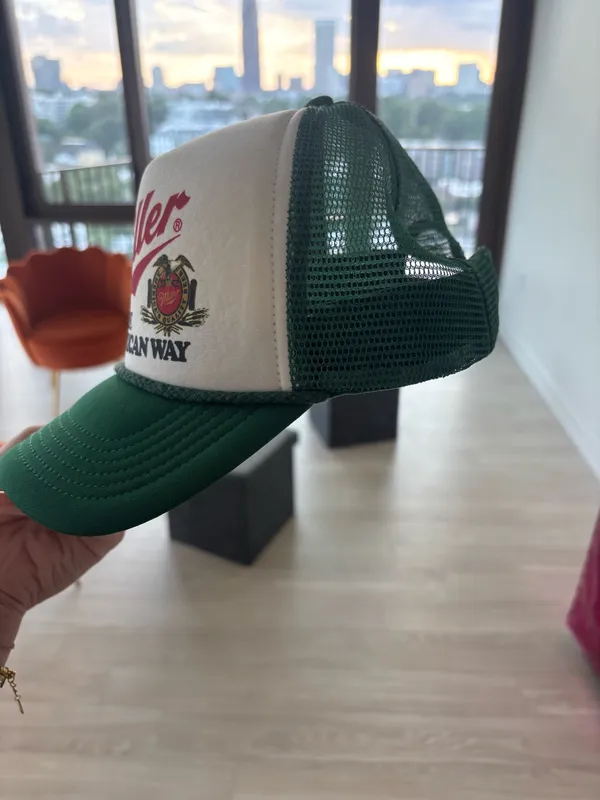 trucker hat Green - Image 2