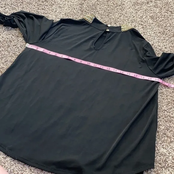 5/$30 🎈 Moa‎ moa women’s XL black collared blouse - Image 7