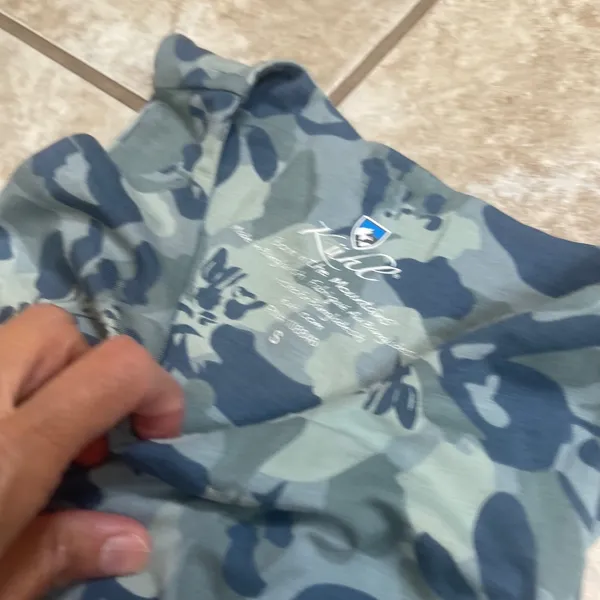 Kuhl Skyla Dress Blue Floral Camo Sleeveless Sun Protection Size Small NEW - Image 8