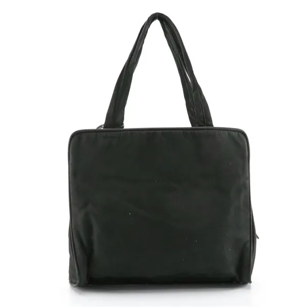 Prada Black Nylon Tessuto Shoulder Bag With Lock & Key - Image 10
