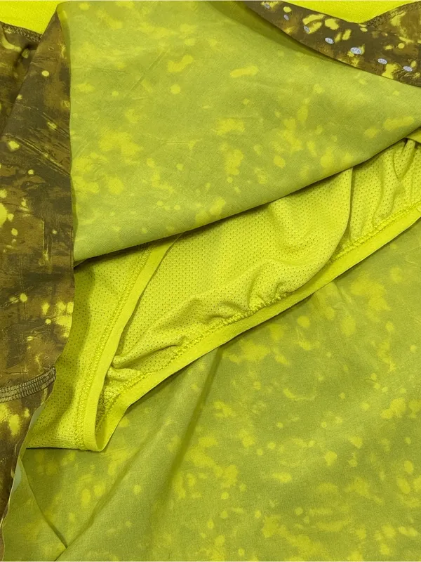 Lululemon SeaWheeze Find Your Pace Lined High Rise Running Shorts‎ Yellow 10 - Image 6