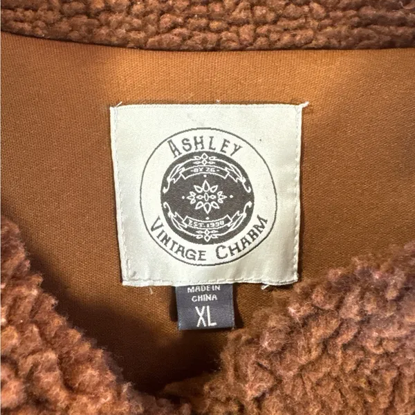Cozy Brown‎ Teddy Jacket Brown Size XL - Image 5