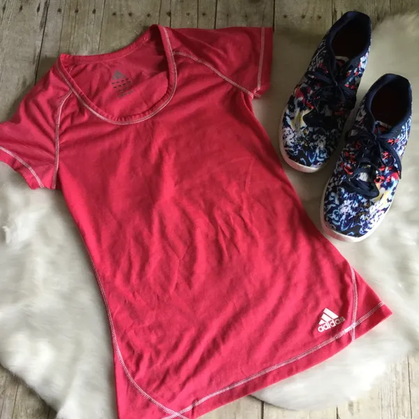 Adidas Hot Pink Supernova Cru Tee - Image 7