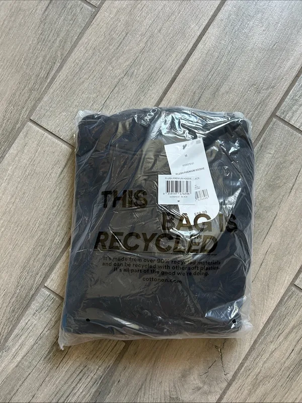 Cotton On Black Pullover Hoodie - Image 2