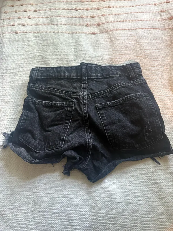 ZARA Jean Black Shorts - Image 3