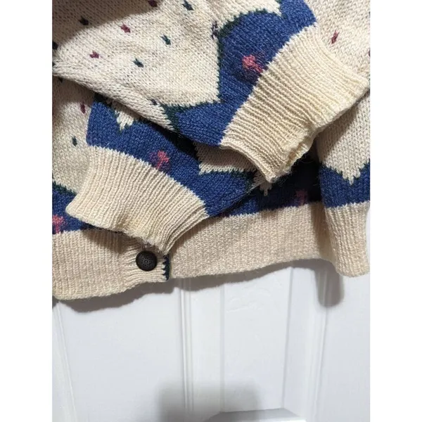 Woolrich vintage wool blend cardigan Medium - Image 4