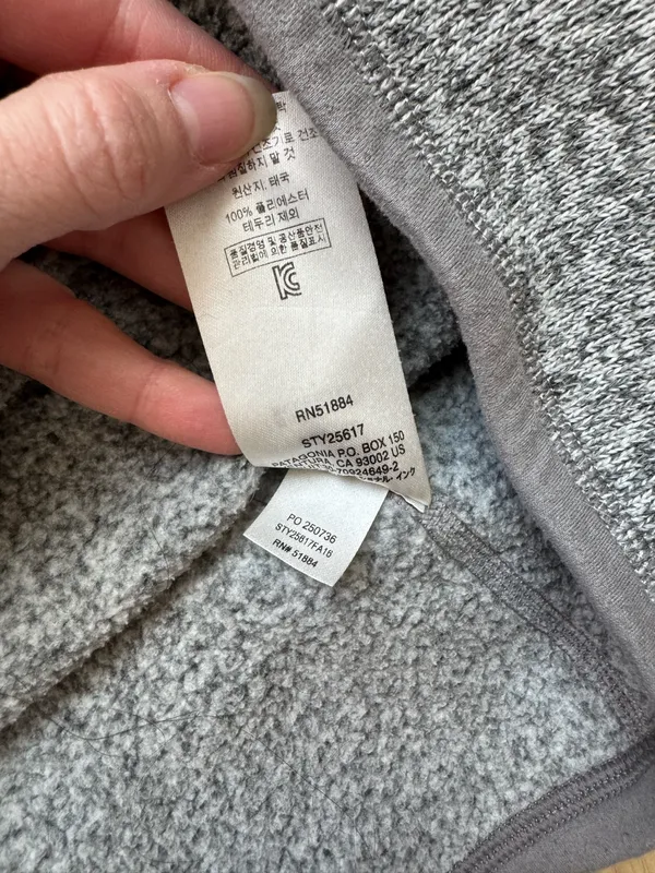 Patagonia Gray Better Sweater 1/4 zip - Image 5