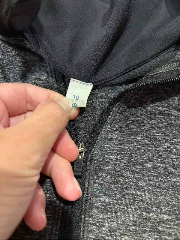 lululemon athletica Heathered Charcoal Quarter-Zip Pullover - Image 2