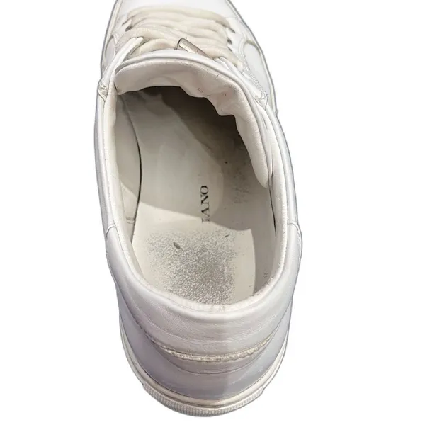J.G. White Leather Women's Sneakers 41 10/10.5 - Image 6