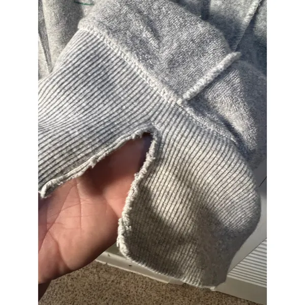 Aerie Women's Size Large Cozy Crew Sweatshirt The Chill Gray Winter Tour 06 Cold - Image 9
