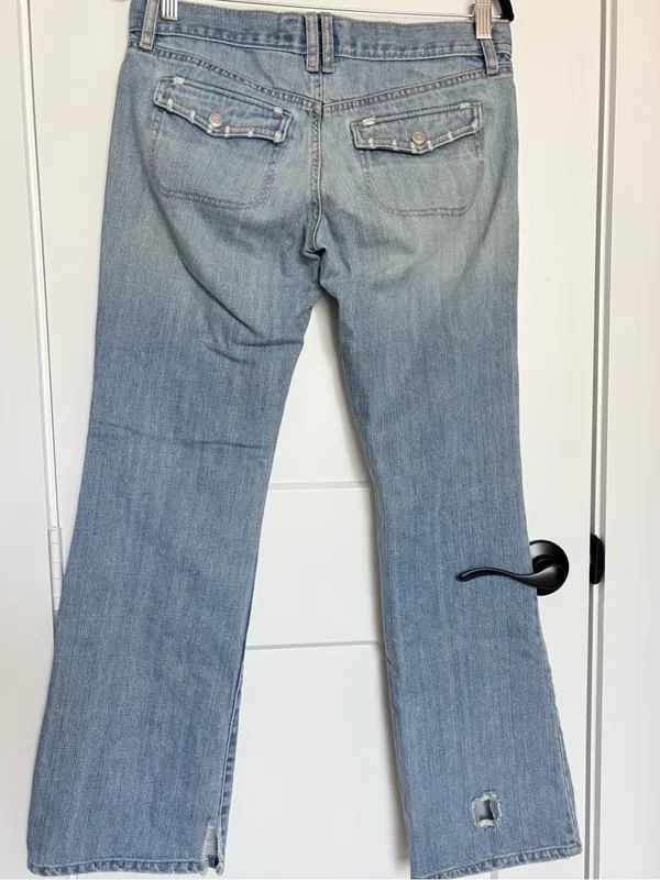 Vintage Old Navy Ultra Low Rise Jeans Sz 4 - Image 5
