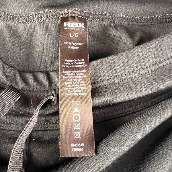 Large Women's Shorts RBX Black - Image 3