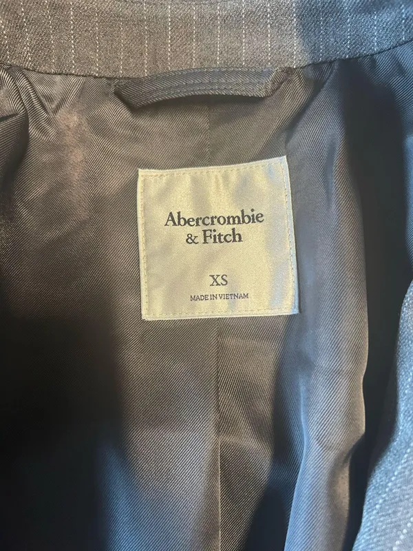 Abercrombie Blazer Striped Navy Boyfriend - Image 2