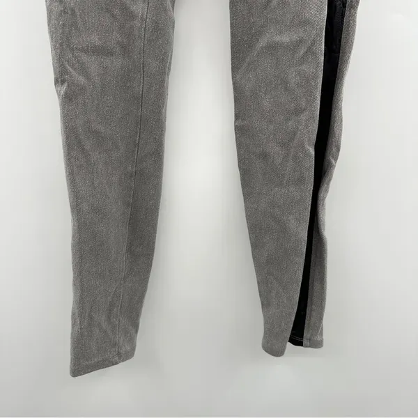Lysse Women's Kasper Gray & Black Faux Leather Side Legging Pants Sz‎ XS NEW - Image 5
