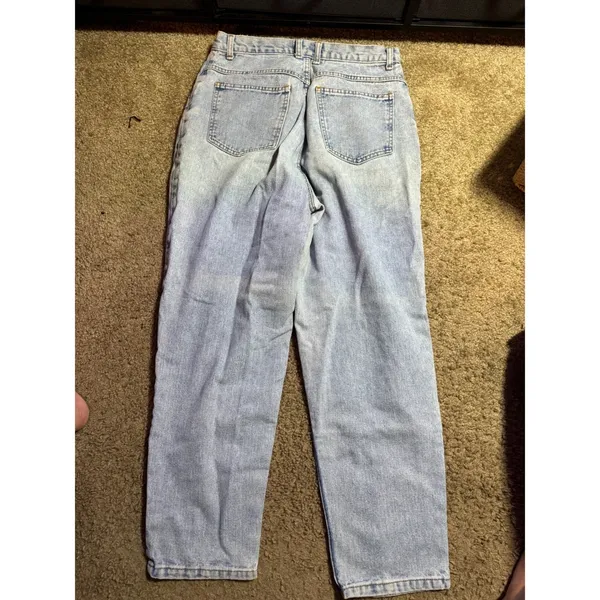 Vintage Crossroads Relaxed Fit Jeans Light‎ Wash High Rise Tapered 14S Cotton - Image 6