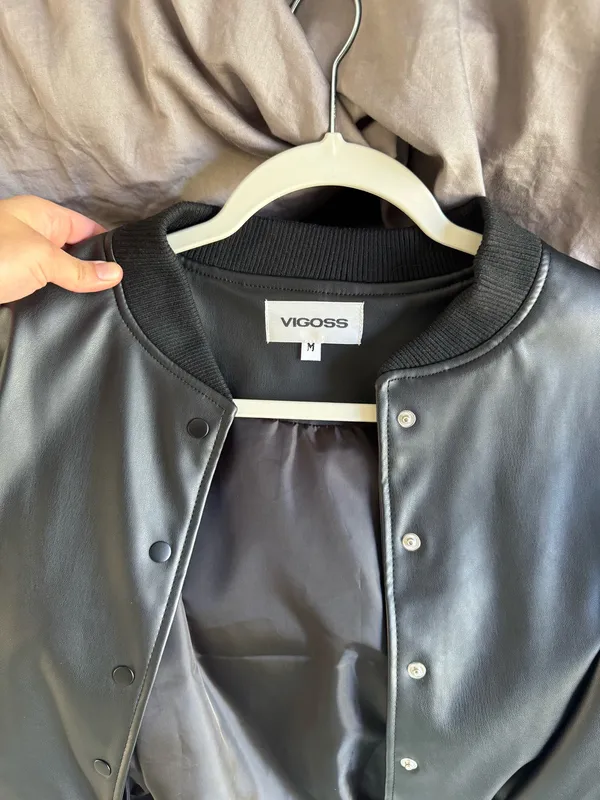 Vigoss Leather Jacket Faux - Image 3