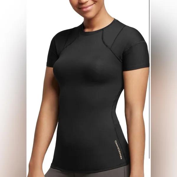 Tommie Copper‎ Posture Support Shirt Black Size M - Image 3