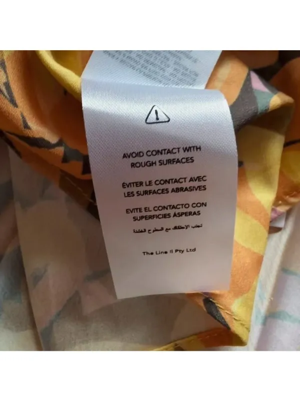 Acler Palms Dress in Kaleidoscope Floral Yellow, US6 - Image 11