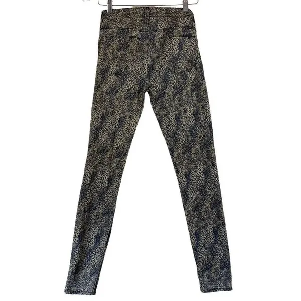 HUDSON Cheetah Print Nico Super Skinny Mid-rise Jeans - Image 3
