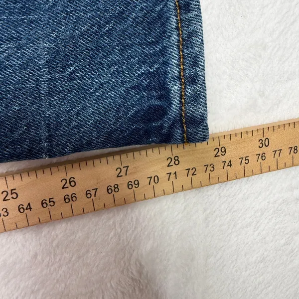 LOFT 14 The Wide Leg Jeans Blue High Rise Stretch 781787 Casual Minimalist - Image 14