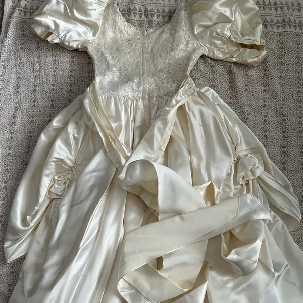 Vintage Jessica McClintock Bridal Wedding Dress - Image 8