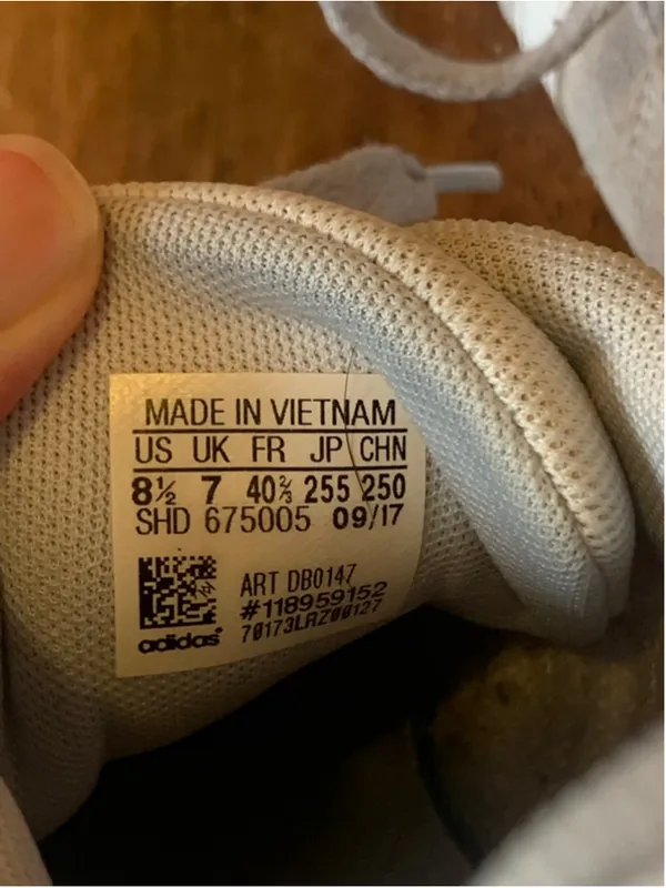 Adidas Sneakers 8.5 Grey White - Image 7