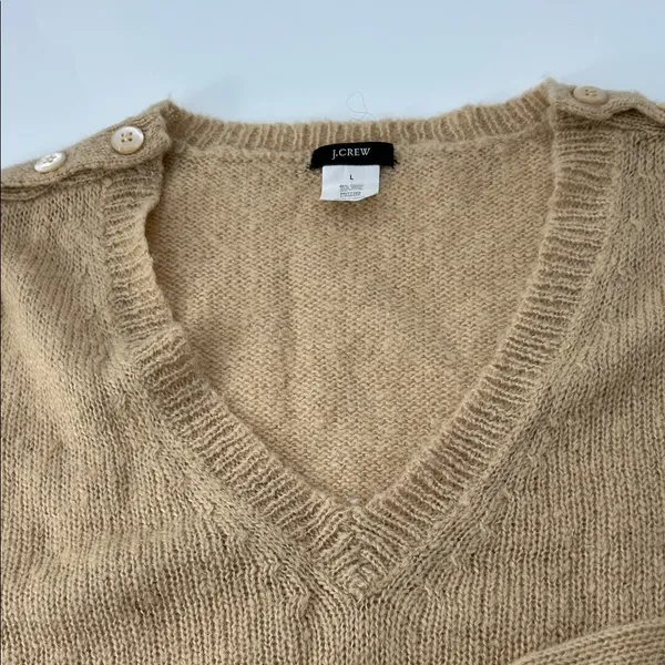 J. Crew Camel Knit Sweater - Image 3