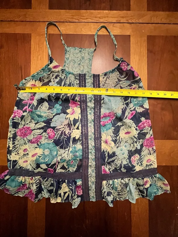 Fire Los Angeles Boho Floral Tank Top Size Medium - Image 8
