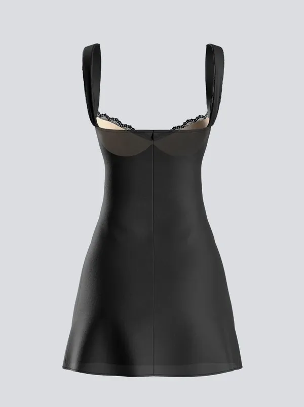 Finesse Black Mini Dress Size M - Image 4