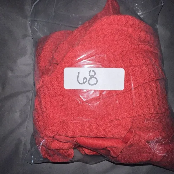 BOG Band of the Free Josette Aurora Red Puff Sleeve Mini‎ Dress Size Medium New - Image 10