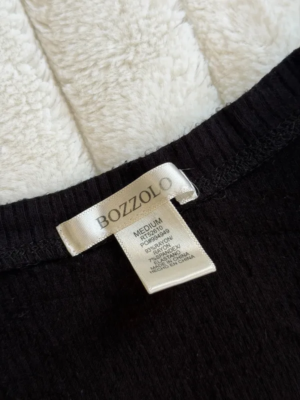 Bozzolo Cropped Tee Black - Image 2