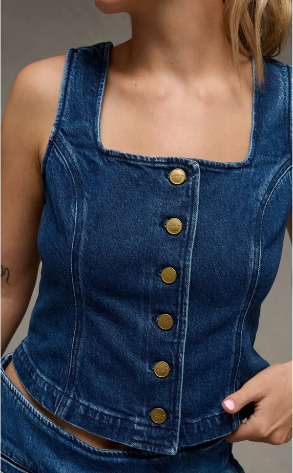 American Eagle Square Neck Vest - Image 2