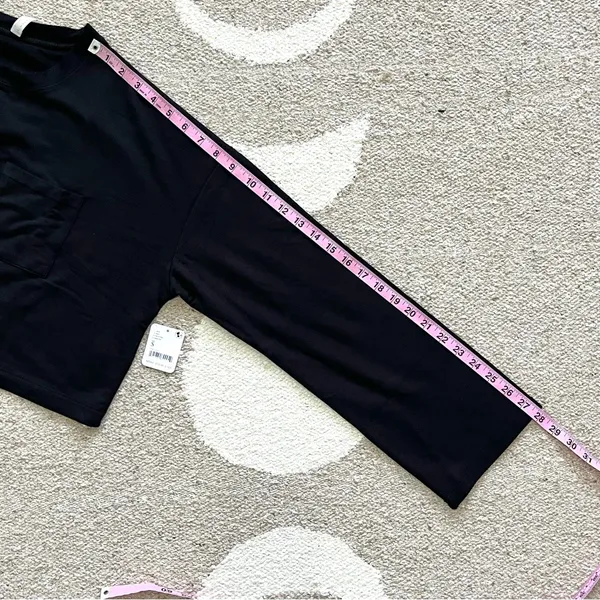 FP Movement Sunny Set Pullover Sweatshirt & Shorts in Black Small - Image 9
