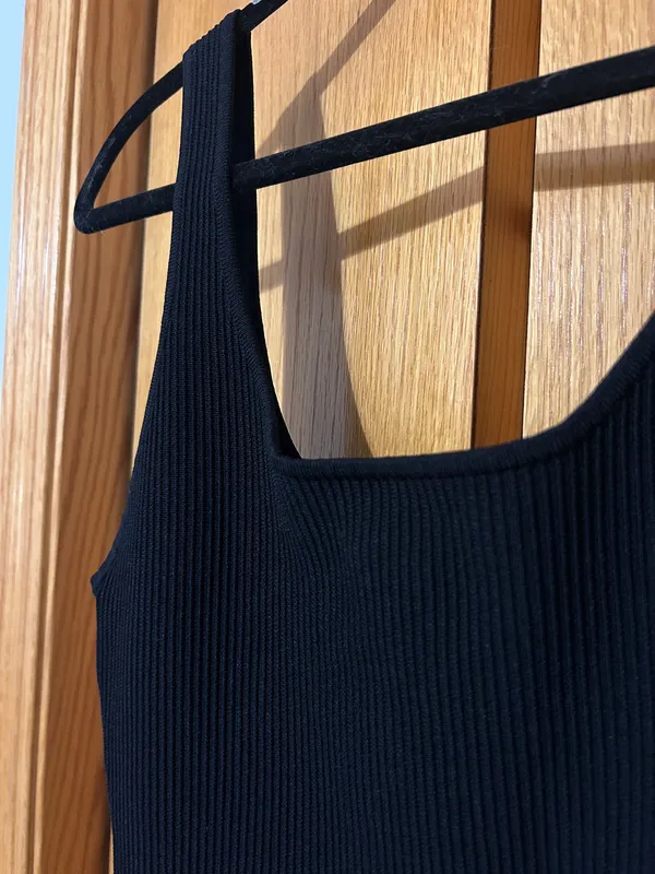 Aritzia Babaton Black Mini Dress - Image 3