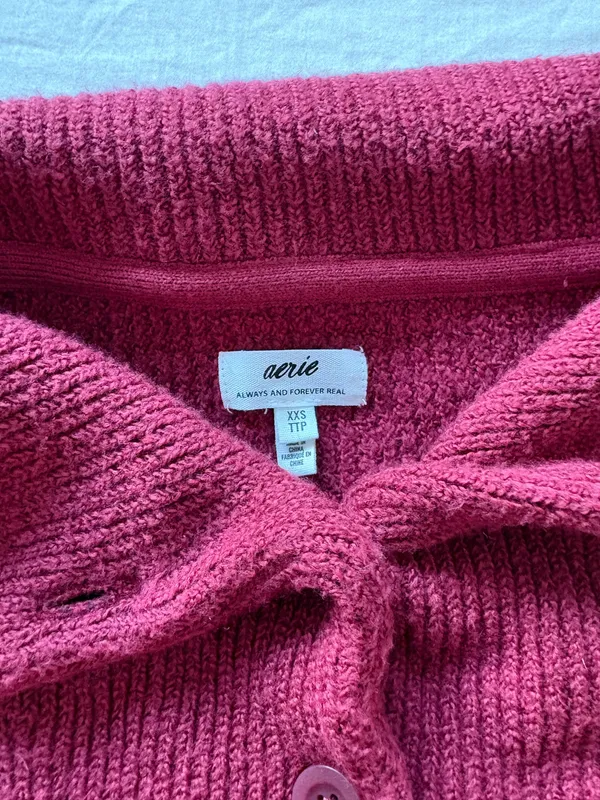 Aerie Oversized Collared Sweater - Image 3