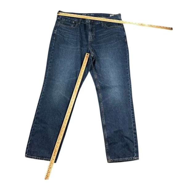 Classic Medium Wash Straight‎ Leg Denim Jeans Casual Everyday Wear size 40x32 - Image 3