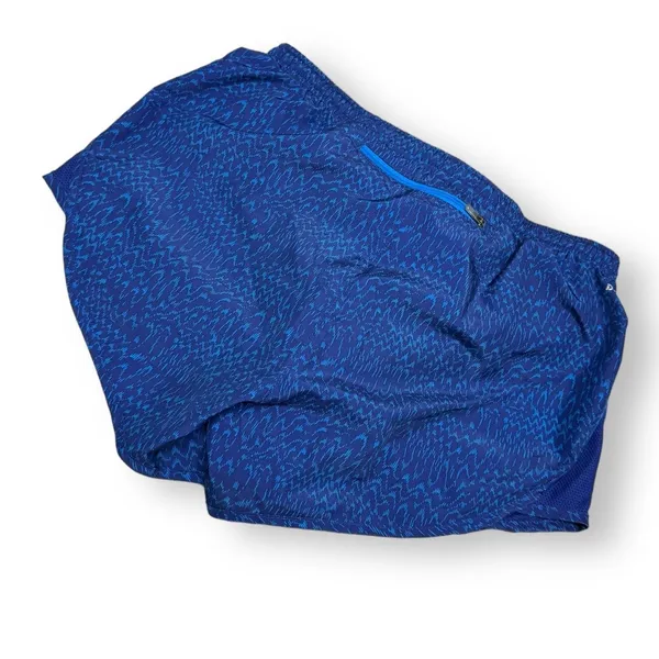 Nike Womens Shorts Sz‎ XS Blue Running Short Athletic Gym Dri-Fit Tempo - Image 3
