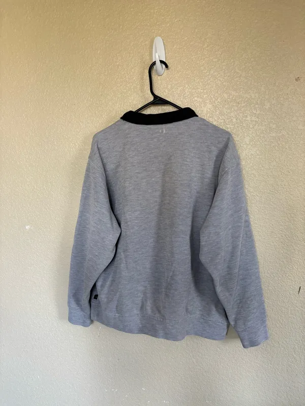 Vintage Grey Quarter Zip Gray Size undefined - Image 5