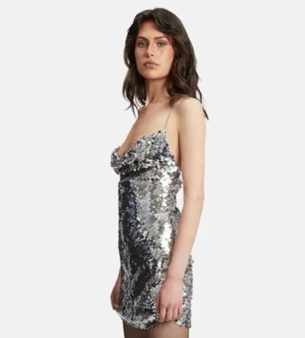 Bardot Shai Sequin Mini Dress - Image 4