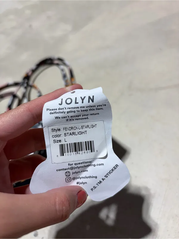 Jolyn NWT fendrick’s suit top swim bikini large starlight - Image 8